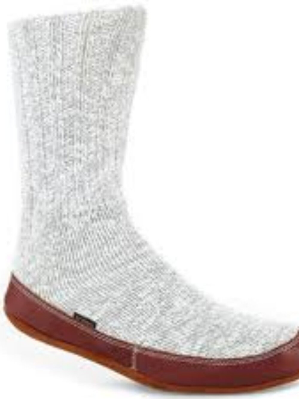 Acorn Original Slipper Sock in Heathered Gray Men's size 9-10